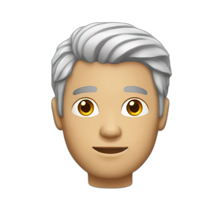 hombre de cabello claro emoji