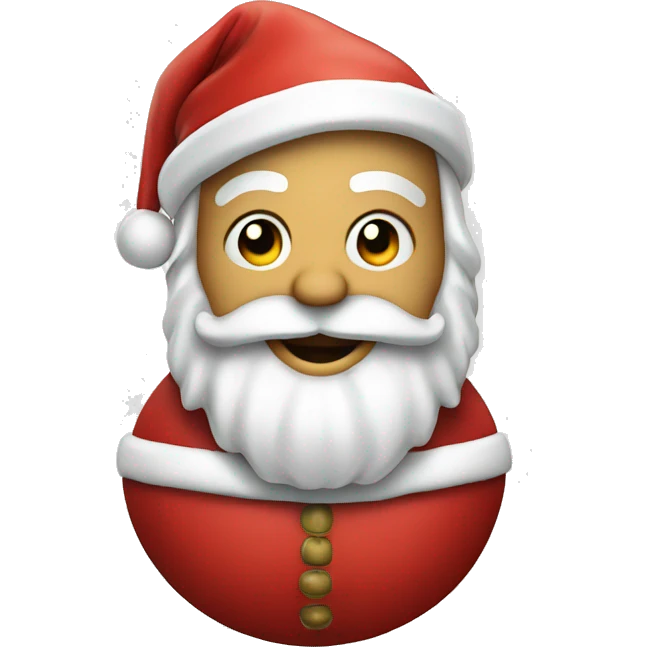Santa Claus with a synabon  emoji
