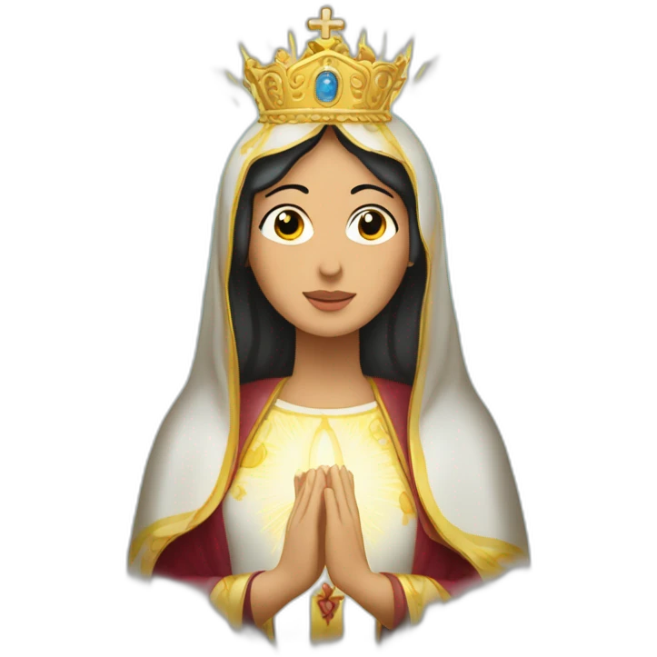 Virgen inmaculada Concepción de María  emoji