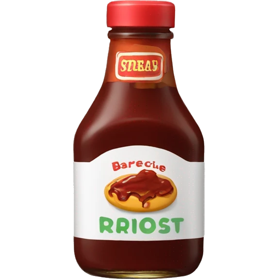 a bottle of Barbecue Sauce emoji
