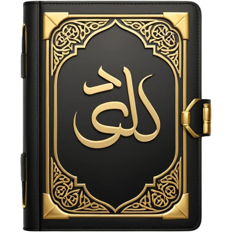 Closed Quran and written on it القرآن الكريم emoji