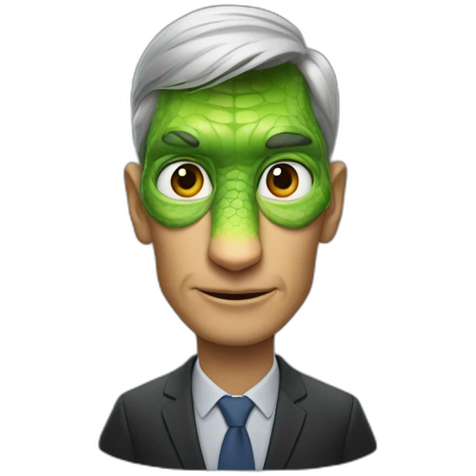 tim cook as lizzard emoji