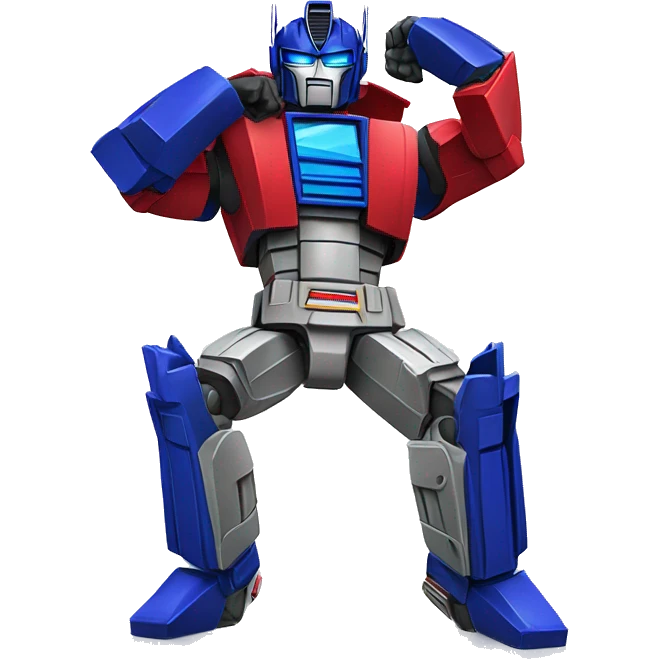 Optimus Prime dabbing emoji