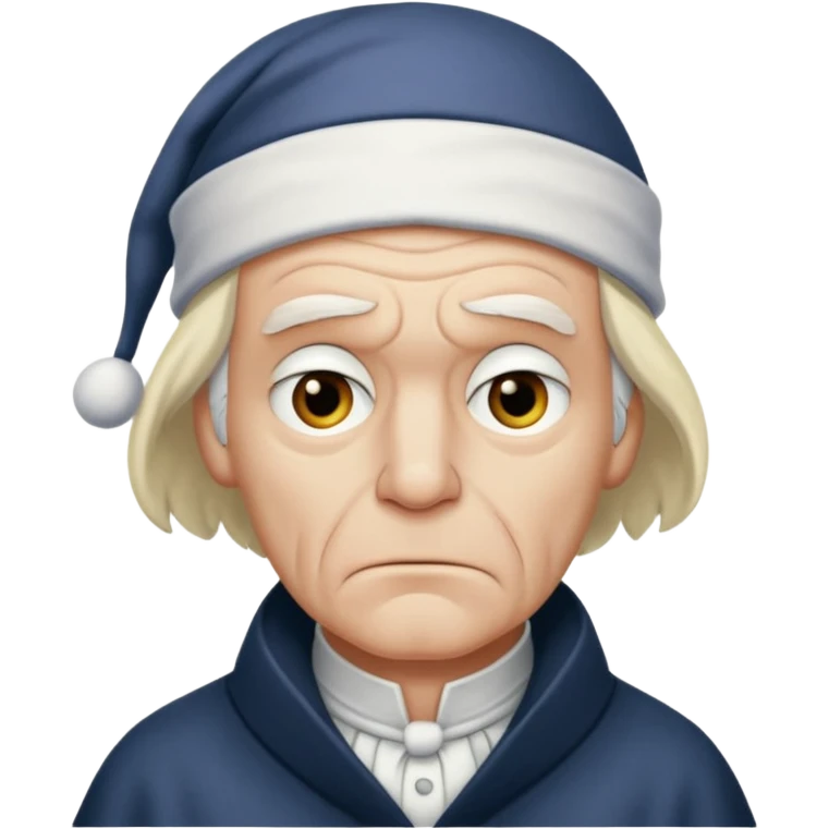 scrooge with frown emoji