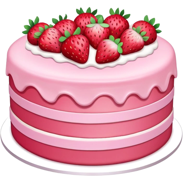 Strawberry Cake emoji