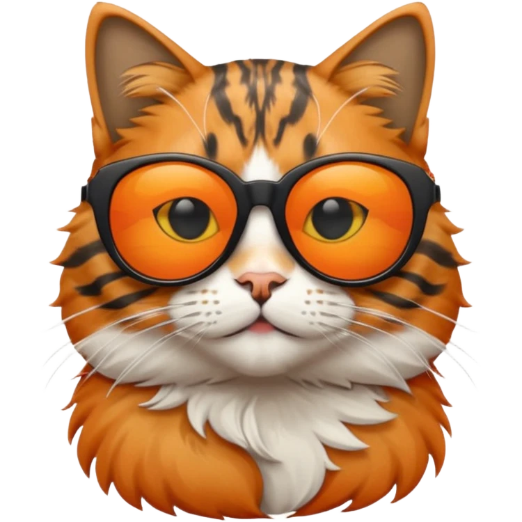 Cat wearing sunglasses emoji