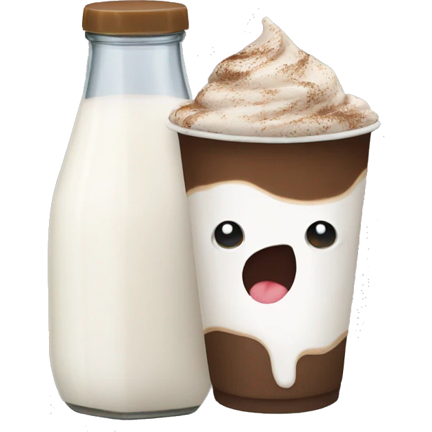 milk and mocha emoji