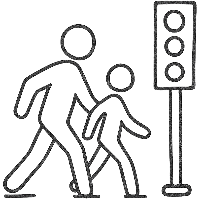 traffic people emoji