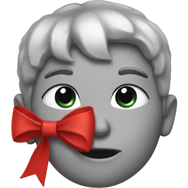 Red bow emoji