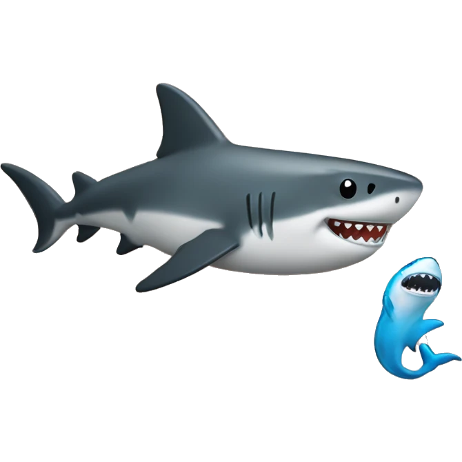 spinning a shark on my finger emoji