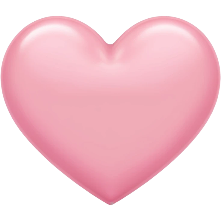 pastel pink heart emoji