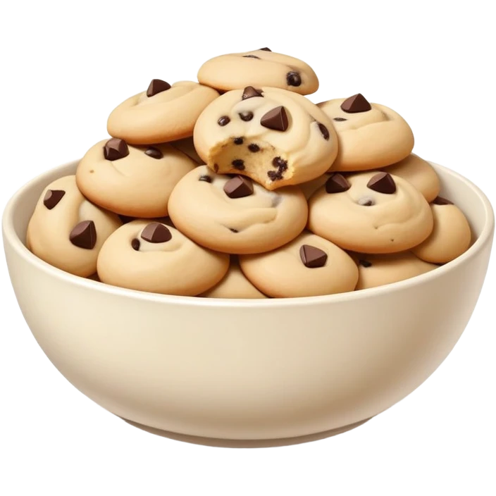 Cookie dough emoji