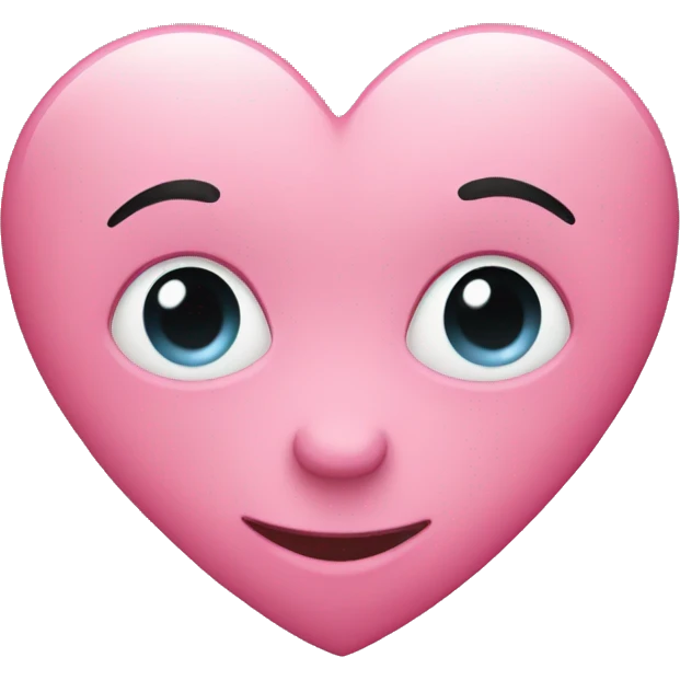 Pink heart  emoji
