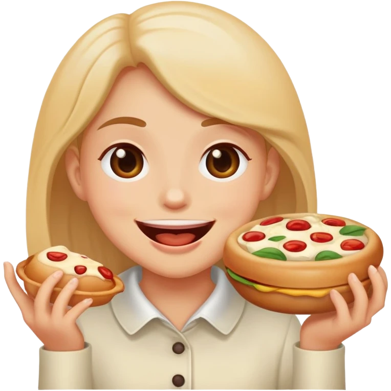 drooling over yummy food emoji
