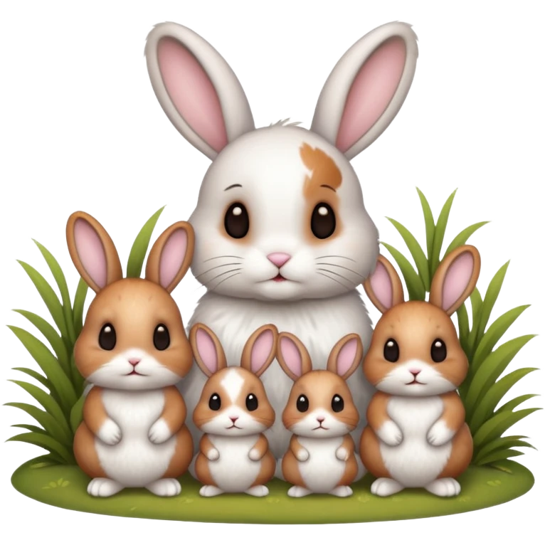bunny family emoji