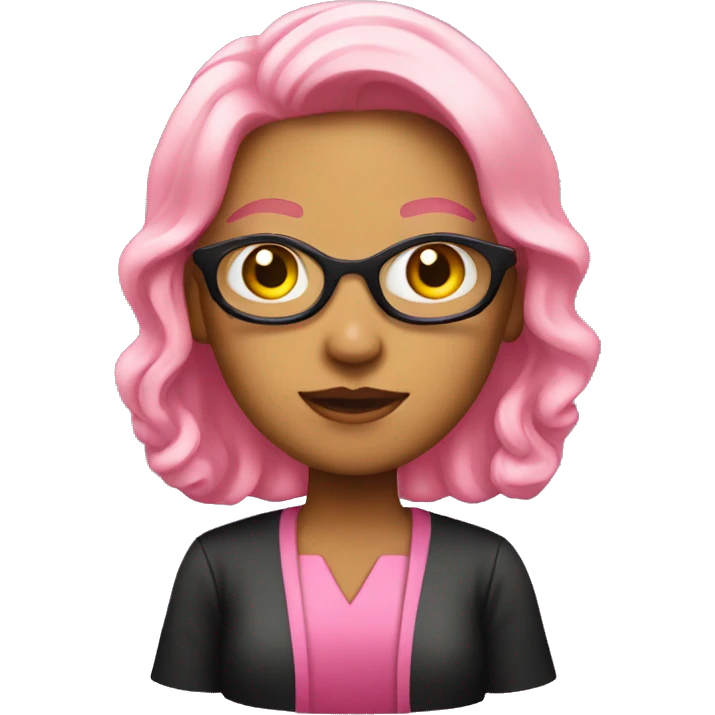 Woman judge pink clothes emoji