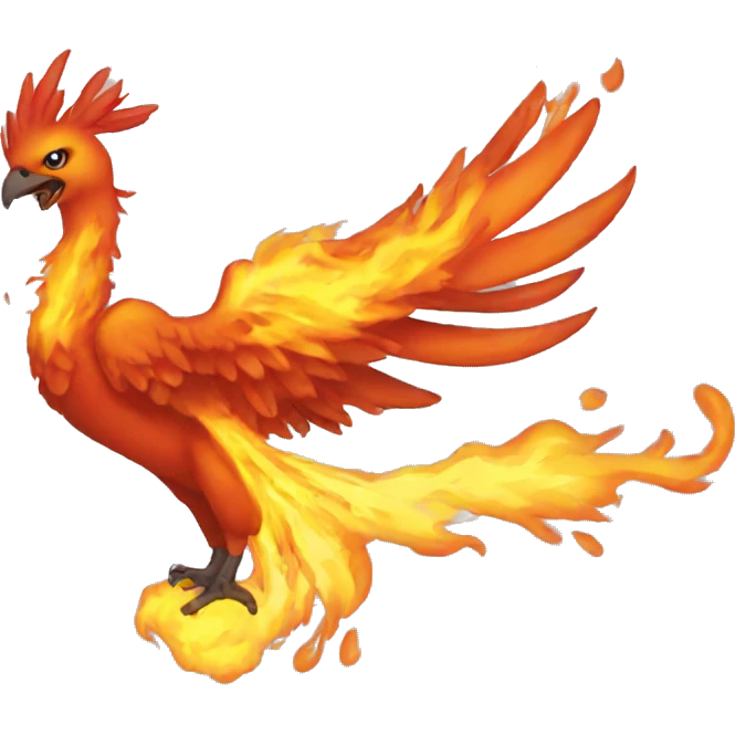 burning pheonix emoji