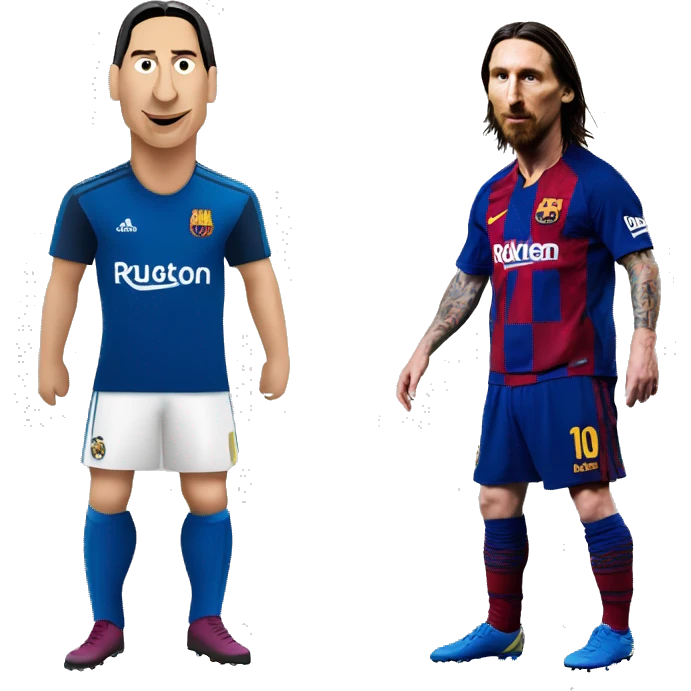Zlatan vs Messi  emoji