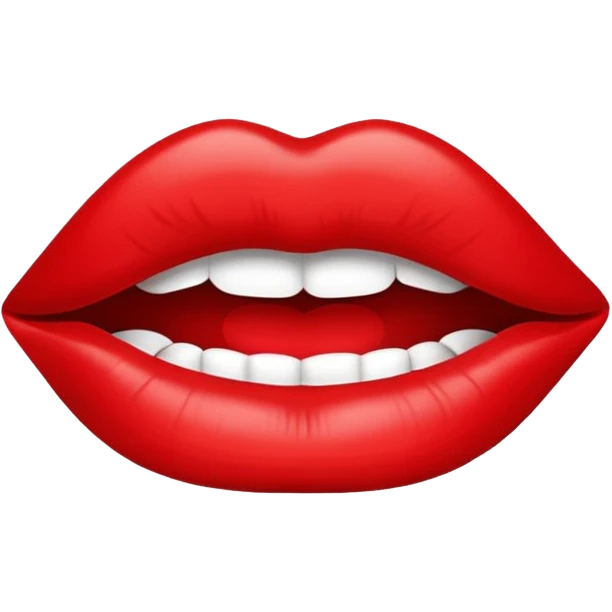 xoxo lip print emoji