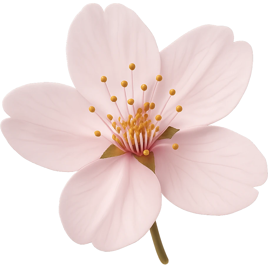 sakura cherry blossom flower, remove background emoji