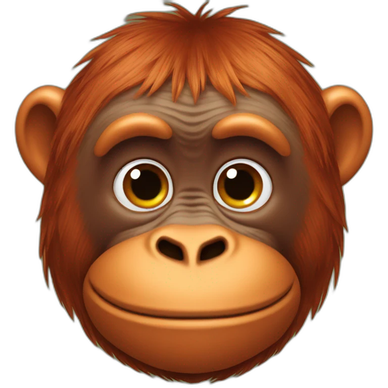 Birthday orangutan emoji