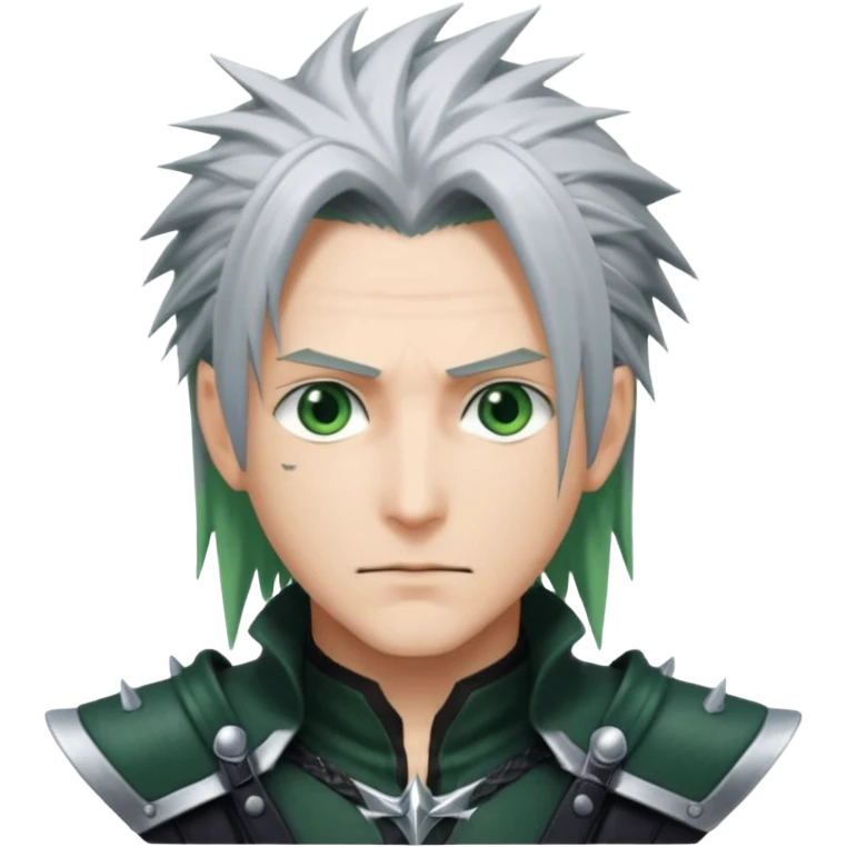 handomse green eyes sephirot ff7 emoji