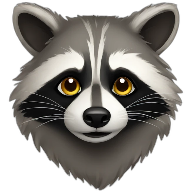 Raccoon emoji