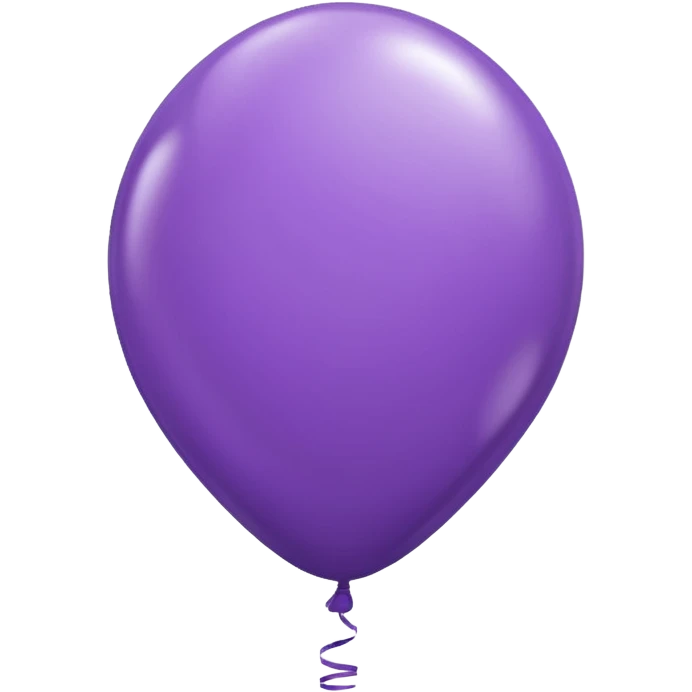 Purple balloon emoji