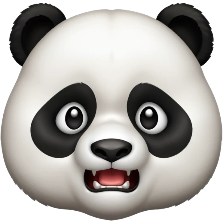 un panda enojado emoji