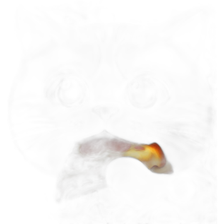 fat cat eating pizza emoji