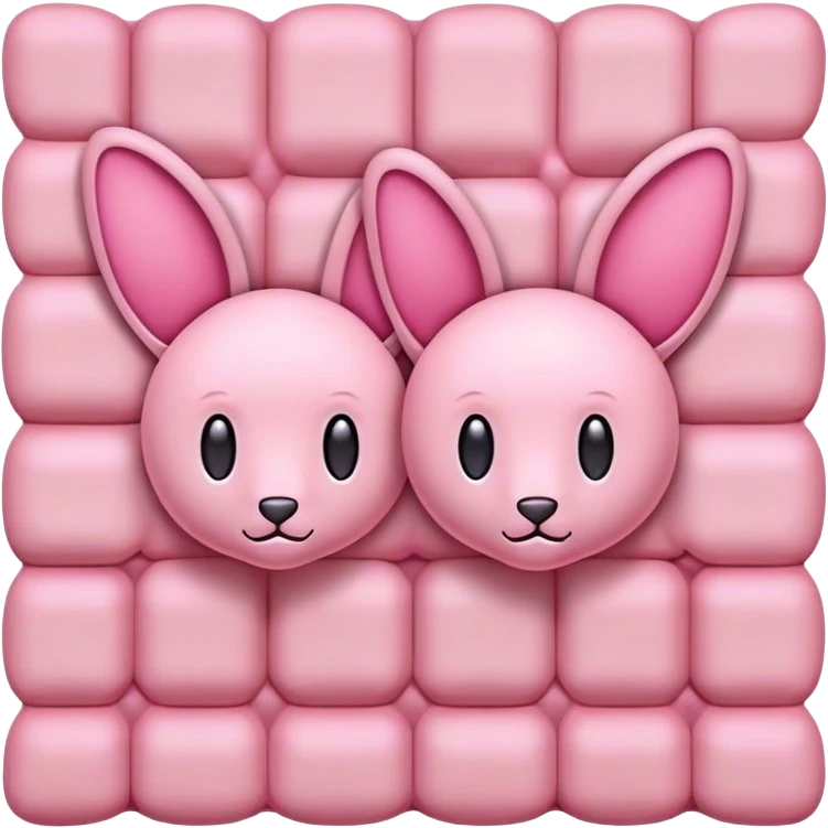 Walls covered in ears emoji