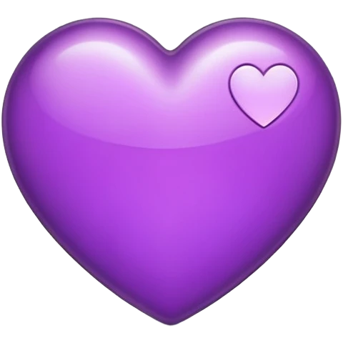 purple heart emoji