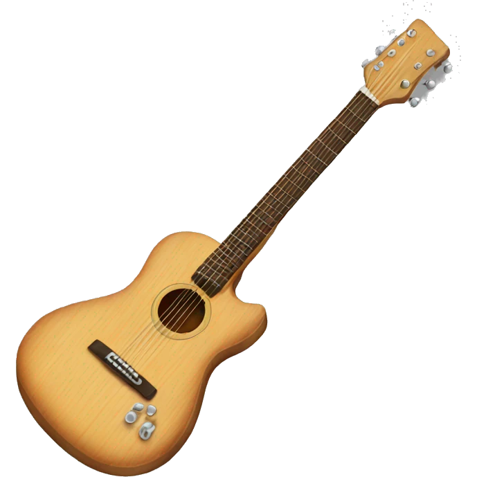 wood guitar emoji