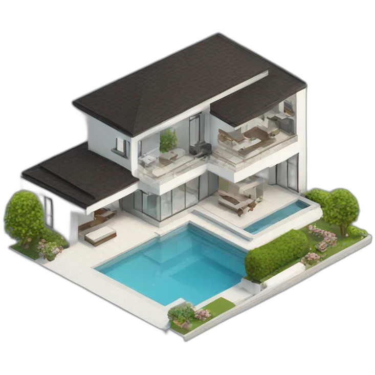 modern luxury house emoji