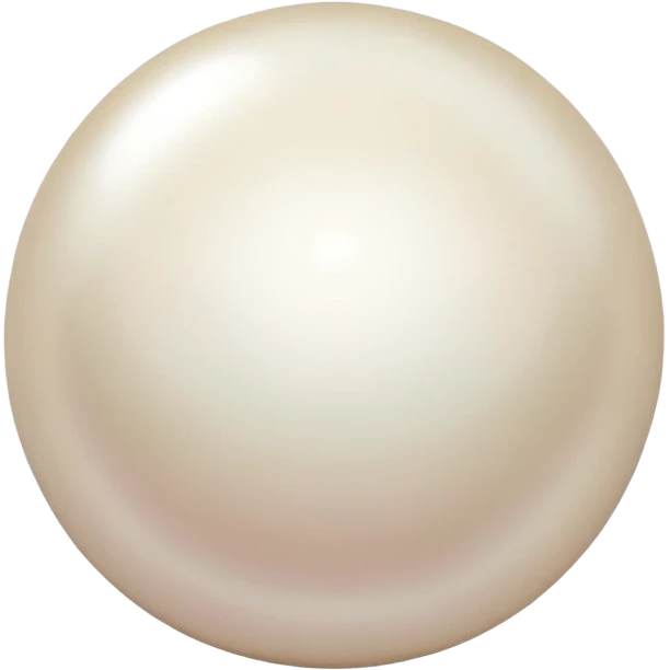 white pearls emoji
