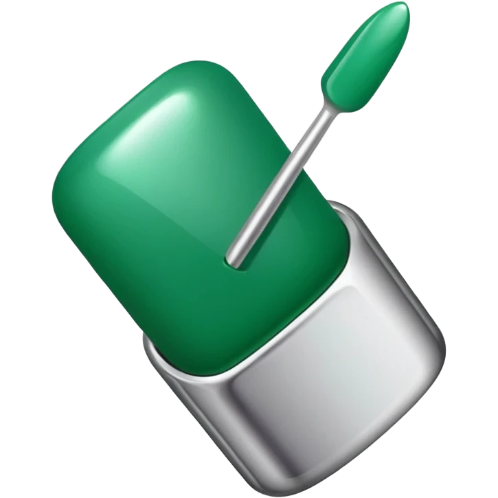 green color nail polish emoji