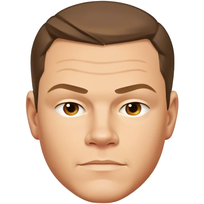 photorealistic Matt Damon character from Avatar movie emoji