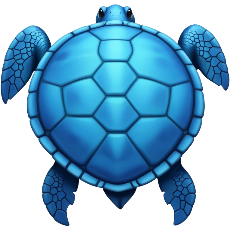 Blue turtle emoji