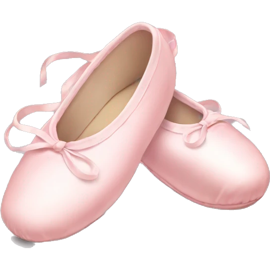 soft pink ballet shoes  emoji