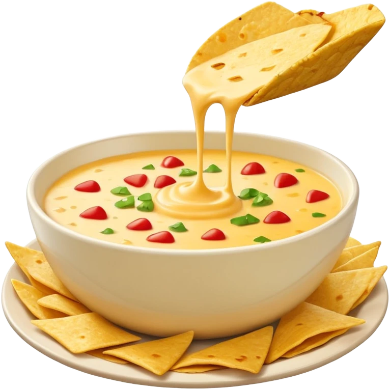 ￼ Queso eating chips ￼ emoji