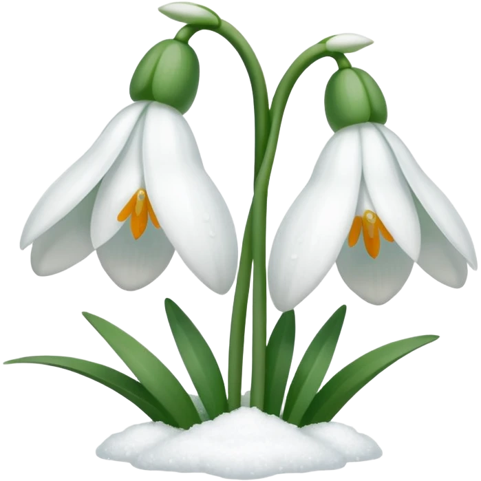 double snowdrop emoji
