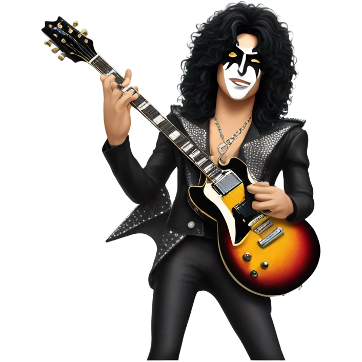 paul stanley rocking out  emoji