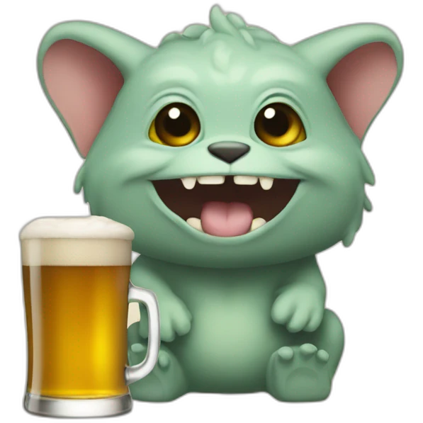 Grogu beer emoji