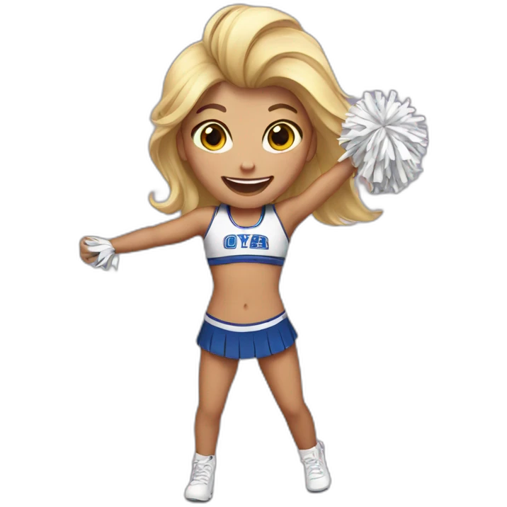 Cheerleader emoji