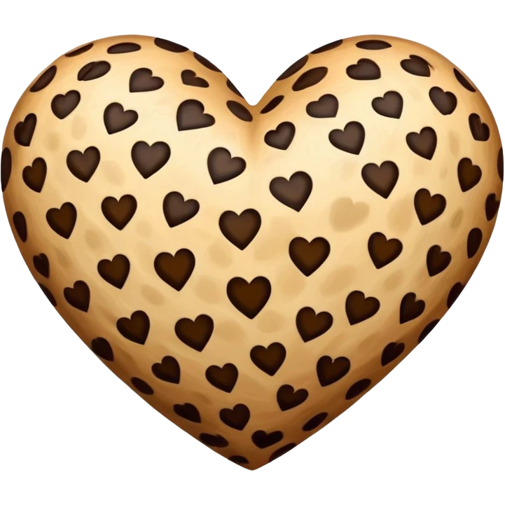 make a cheeta print heart emoji emoji