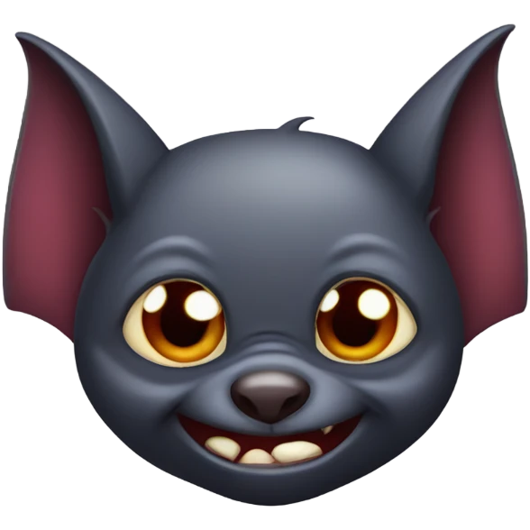 Cute vampire bat  emoji