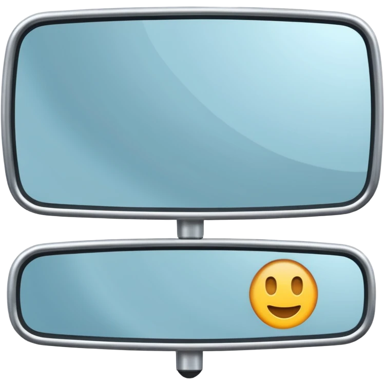 rear view mirror emoji