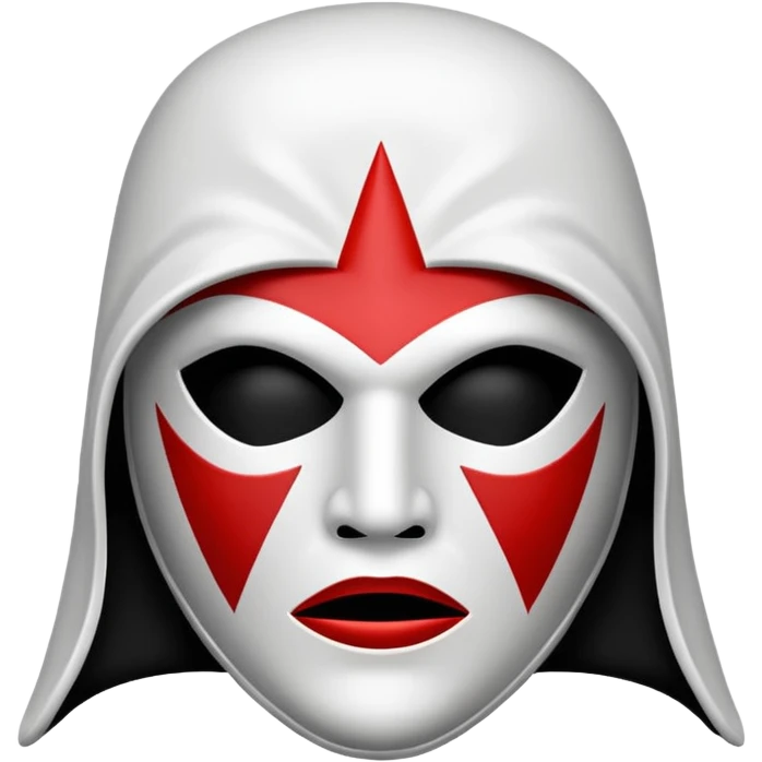 Black kkk mask emoji