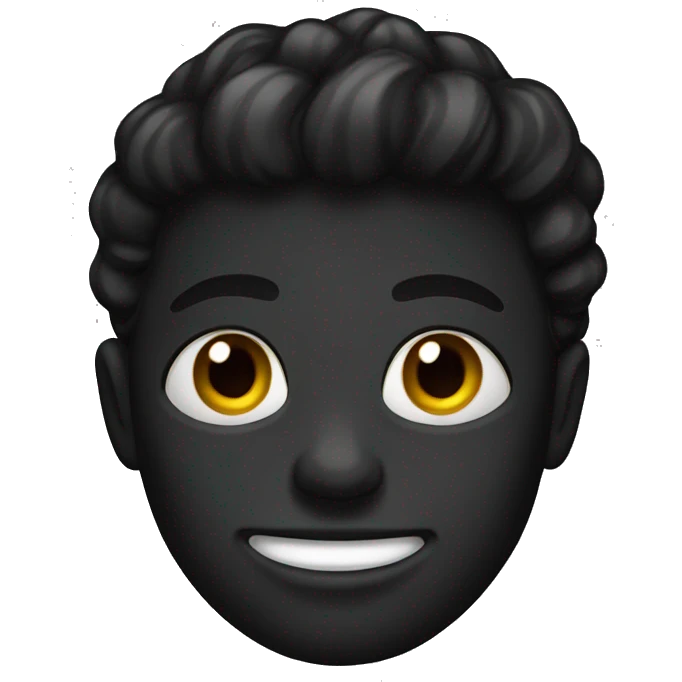 black tar emoji