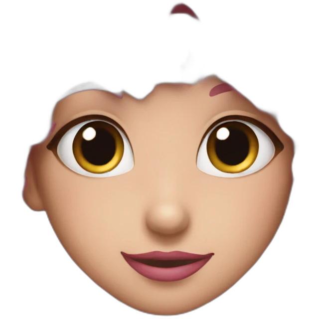 Flirty heart emoji